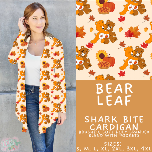 Batch #409 - Character Fall 2 - Closes 9/8 - ETA late October - Bear Leaf Cardigan