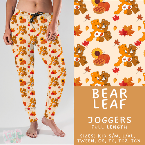 Batch #409 - Character Fall 2 - Closes 9/8 - ETA late October - Bear Leaf Joggers