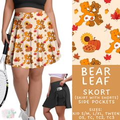 Batch #409 - Character Fall 2 - Closes 9/8 - ETA late October -  Bear Leaf Skort
