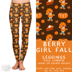 Batch #409 - Character Fall 2 - Closes 9/8 - ETA late October - Berry Girl Fall Full Length Leggings