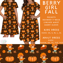 Batch #409 - Character Fall 2 - Closes 9/8 - ETA late October - Berry Girl Fall Womens & Girls Dresses
