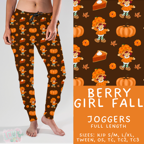 Batch #409 - Character Fall 2 - Closes 9/8 - ETA late October - Berry Girl Fall Joggers