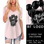 Batch #223 - Black Friday - Closes 10/18 - ETA mid Nov - BF Logo 01 V-Neck Tee