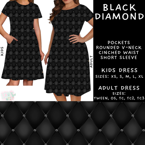 Batch #223 - Black Friday - Closes 10/18 - ETA mid Nov - Black Diamond Adult & Kids Dresses