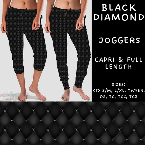 Batch #223 - Black Friday - Closes 10/18 - ETA mid Nov - Black Diamond Full and Capri Length Joggers