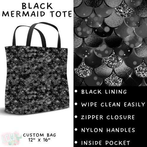 Batch #223 - Black Friday - Closes 10/18 - ETA mid Nov - Black Mermaid Tote