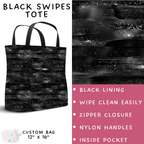 Batch #223 - Black Friday - Closes 10/18 - ETA mid Nov - Black Swipes Tote