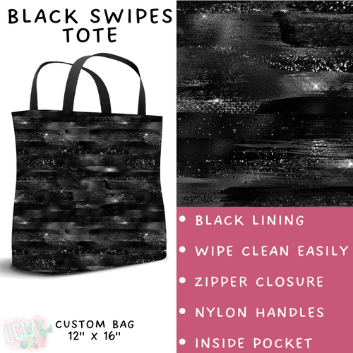 Batch #223 - Black Friday - Closes 10/18 - ETA mid Nov - Black Swipes Tote