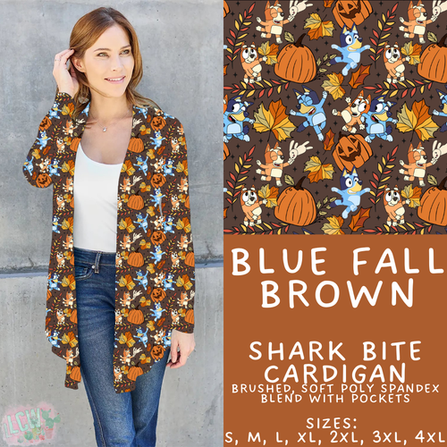 Batch #409 - Character Fall 2 - Closes 9/8 - ETA late October - Blue Fall Brown Cardigan