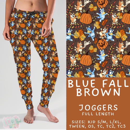 Batch #409 - Character Fall 2 - Closes 9/8 - ETA late October - Blue Fall Brown Joggers