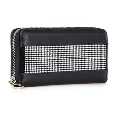 Sparkling Stone Accordion Wallet - Elegant and Functional Accessory