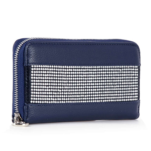 Sparkling Stone Accordion Wallet - Elegant and Functional Accessory