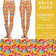 Batch #272 - Storybook Collection - Closes 1/17 - ETA late March - Brick Road Full and Capri Length Leggings