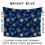 Batch #242 - Winter Wonderland Blankets - Closes 11/22 - ETA early Feb - Bright Blue Blanket