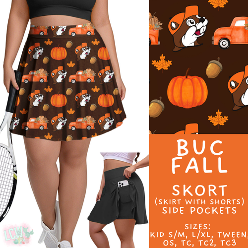 Batch #409 - Character Fall 2 - Closes 9/8 - ETA late October - Buc Fall Skort