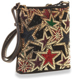 Star Design Rhinestone Crossbody
