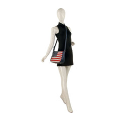 The Liberty Belle Studded American Flag Bag
