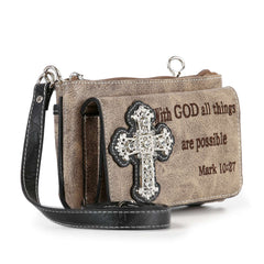 Petite Bible Verse Crossbody Sling - Purses & Bags