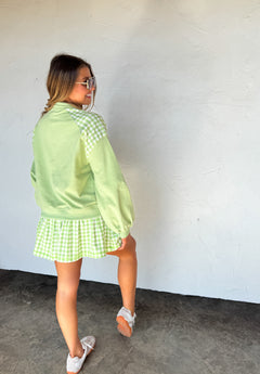 PREORDER- JUST LIVING QUARTER ZIP PULLOVER