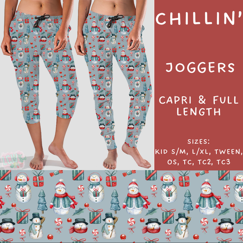 Batch #217 - Christmas Spirit - Closes 10/16 - ETA late Nov - Chillin Full and Capri Length Joggers