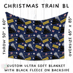 Batch #216 - Cozy Christmas Blankets Presale - Closes 10/14 - ETA Early Dec - Christmas Train BL