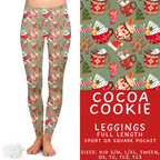 Batch #424 - Jingle All The Way - Closes 10/3 - ETA mid/late Nov - Cocoa Cookie Full Length Leggings