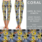 Batch #273 - Magical Faves 10 - Closes 1/20 - ETA late March - Coral Full and Capri Length Leggings