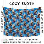 Batch #242 - Winter Wonderland Blankets - Closes 11/22 - ETA early Feb - Cozy Sloth Blanket