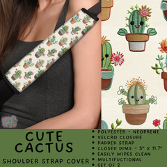 Batch #423 - Car Accessories - Closes 10/2 - ETA mid/late Nov - Cute Cactus Shoulder Strap Pads