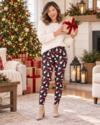 Holiday Gnome Leggings with Pockets by Julia Rose