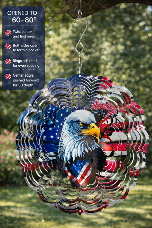Eagle Crest Americana Wind Spinner