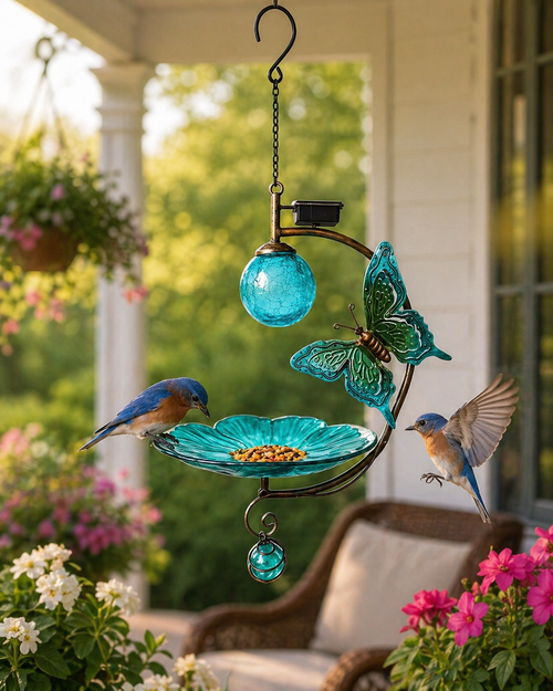 Butterfly Solar Bird Feeder