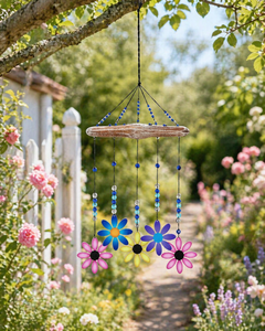 Painted Garden Flower Hanging Decor