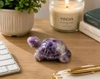 Amethyst Crystal Turtle – Gemstone Decor
