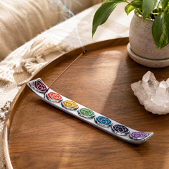 Celtic Trinity Chakra Incense Holder – Metal Tray Burner