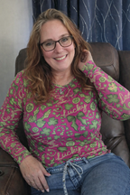 Lucky Girl Dress It Up Mesh Top