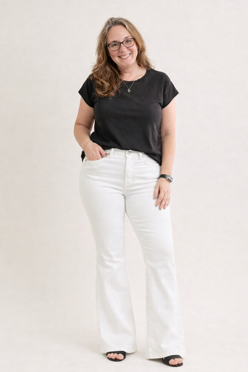 Judy Blue High-Waisted Tummy Control Flare Jeans (0–15)