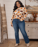 Blair Autumn Gourds Long Sleeve Top