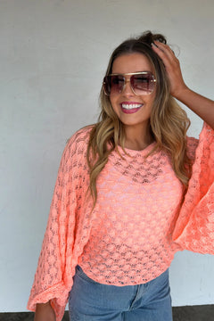 PREORDER – Spring Free Spirit Bell Sleeve Knit Top