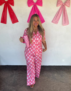 Valentine’s Luxe PJ Set – Hearts & Hugs Edition