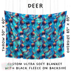 Batch #242 - Winter Wonderland Blankets - Closes 11/22 - ETA early Feb - Deer Blanket