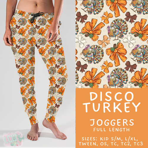 Batch #407 - Fall Fun 2 - Closes 9/4 - ETA mid/late October - Disco Turkey Joggers