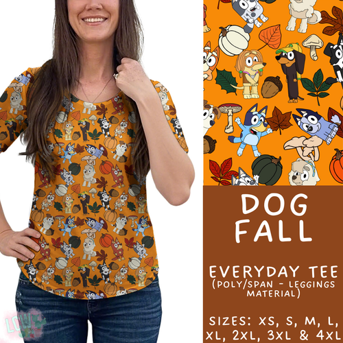 Batch #409 - Character Fall 2 - Closes 9/8 - ETA late October - Dog Fall Everyday Tee