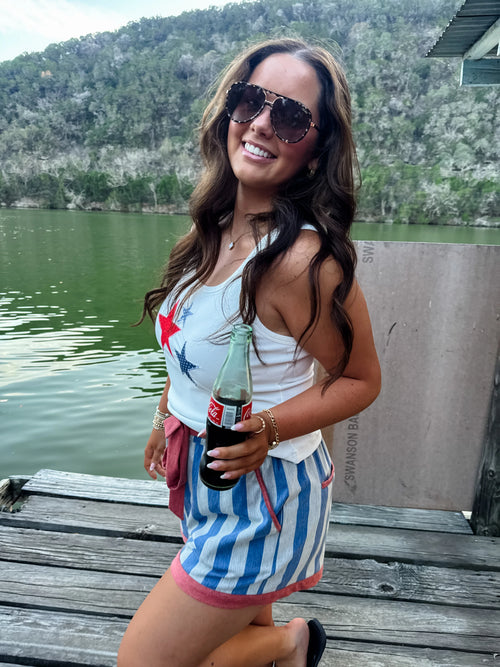 PREORDER - Piper Stretch Denim Shorts