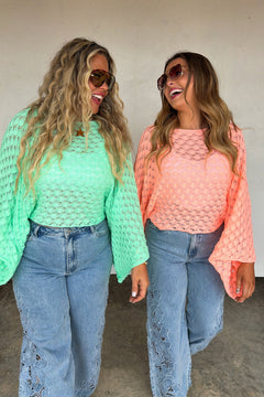 PREORDER – Spring Free Spirit Bell Sleeve Knit Top