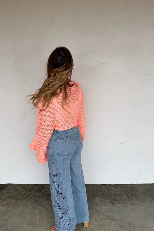 PREORDER – Spring Free Spirit Bell Sleeve Knit Top