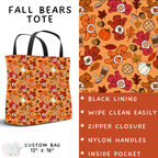 Batch #409 - Character Fall 2 - Closes 9/8 - ETA late October - Fall Bears Tote
