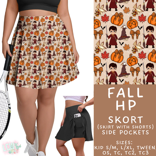 Batch #409 - Character Fall 2 - Closes 9/8 - ETA late October - Fall HP Skort