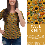 Batch #407 - Fall Fun 2 - Closes 9/4 - ETA mid/late October - Fall Knit Everyday Tee