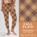 Batch #407 - Fall Fun 2 - Closes 9/4 - ETA mid/late October - Fall Plaid Joggers
